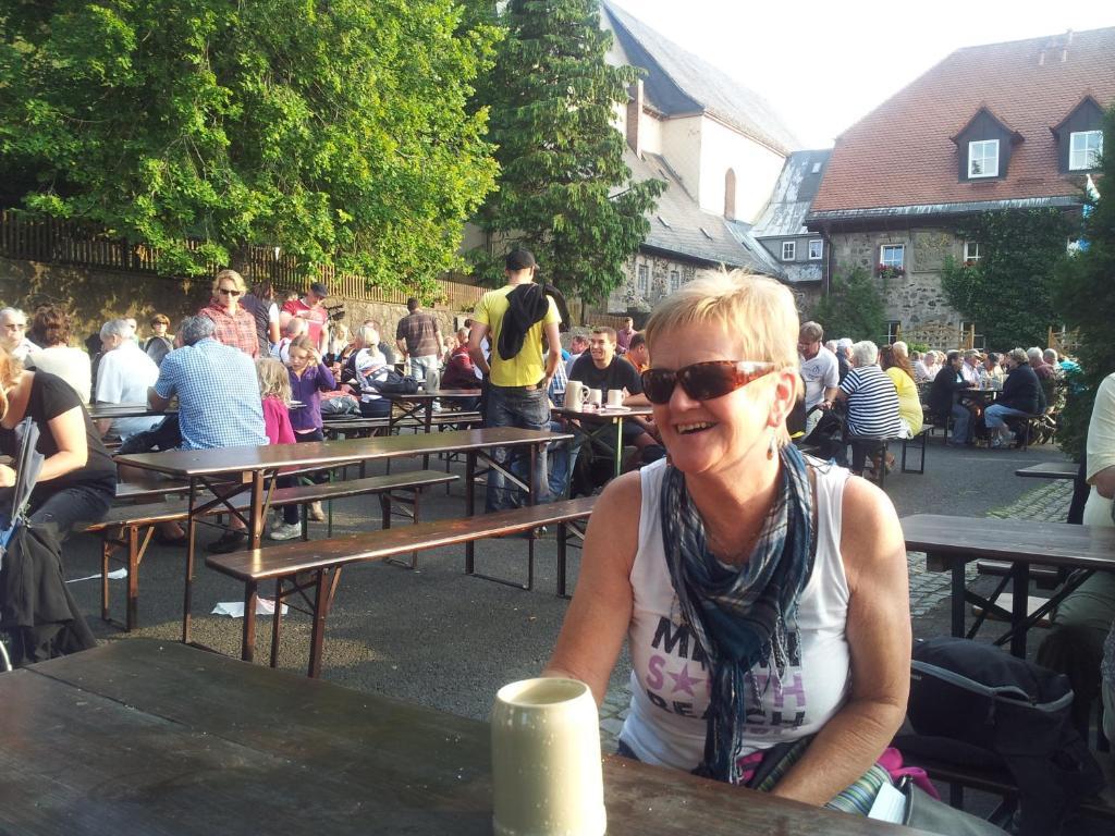 Gaestehaus Hochrhoenblick Schönau an der Brend Exterior foto